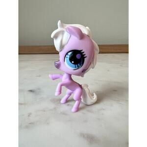 Littlest Pet Shop Lilac Pink Purple White Horse Pony #2744 LPS